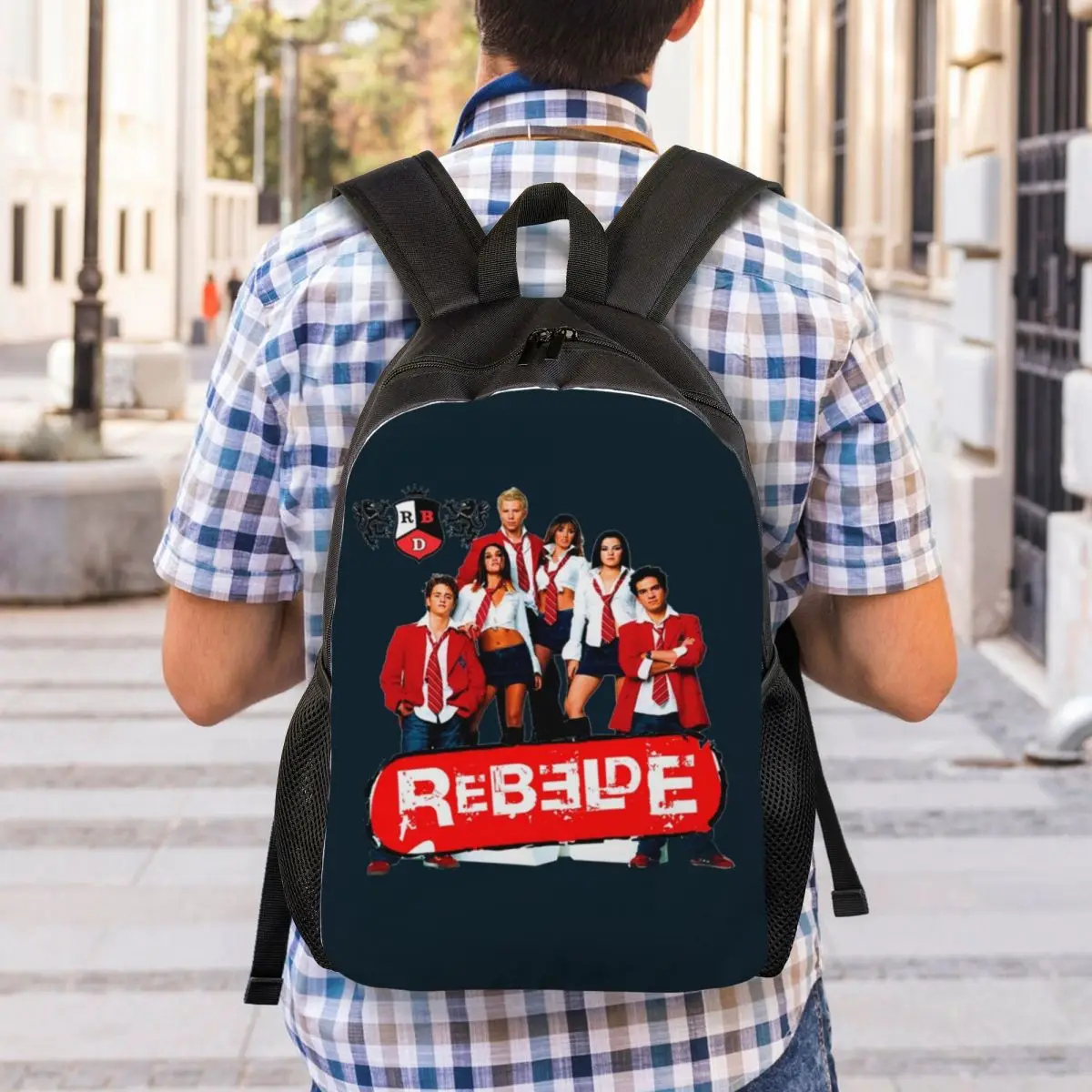 Revolde-mochila de viaje para hombre y mujer, morral para ordenador portátil, para estudiantes universitarios