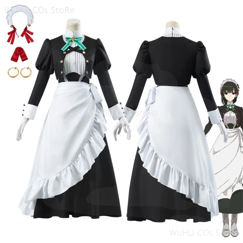 Anime Kimi Wa Meido-sama Yuki Yokoya Cosplay Costume Xue Maid Dress Uniform Wig Hairband Hitoyoshi Yokoya Halloween Party Women