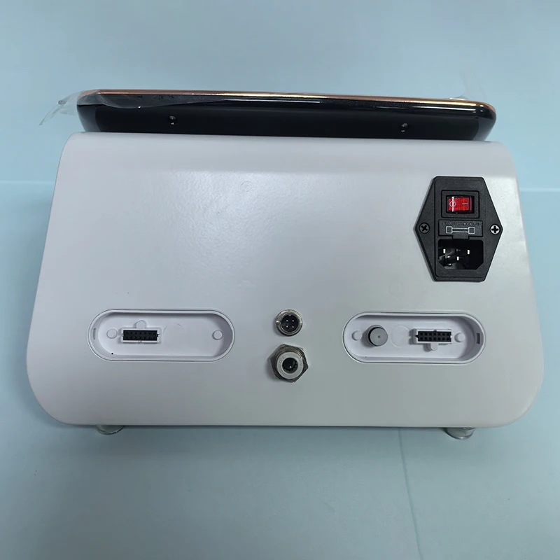 New Portable 2 handles Warm and Cold Plasmo Device Use Thermal Core Tech Acne Scar Antiage Lifting for Spa Salon Home