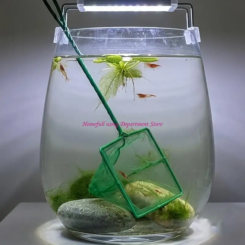  Indoor Water Tool with Extended Handle for Pet Fish Care and Waste Removal