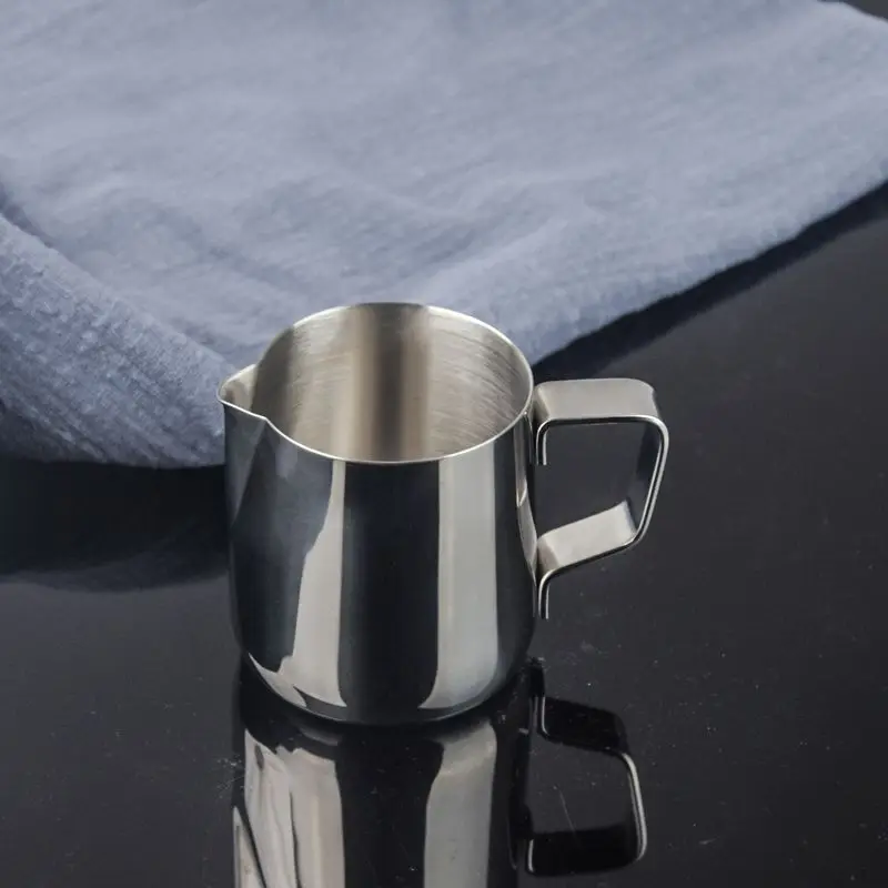 Coffee Latte Art Cup, Latte Art Pitcher, Stainless Steel Coffee Tool, Latte Art Master, Latte Art Pot, Graduated Sharp-Spout Sta