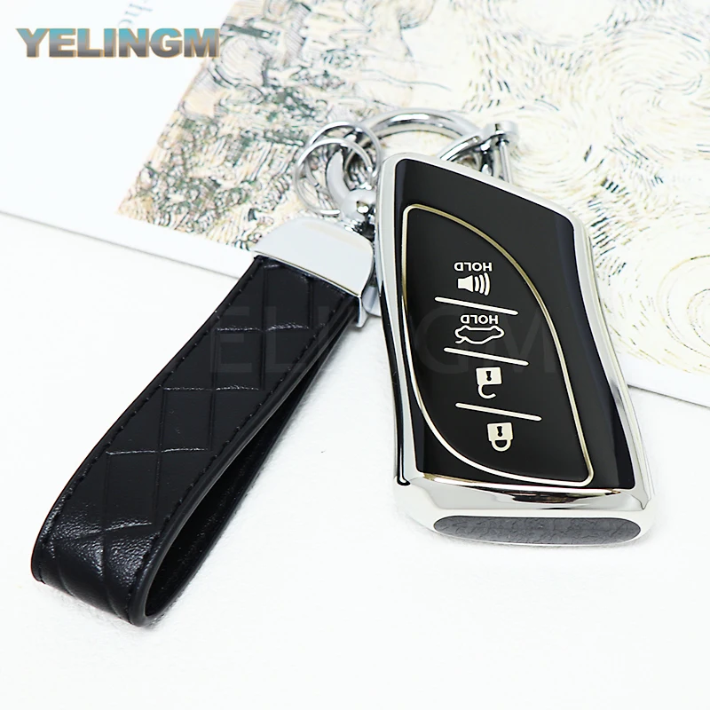 3/4 Buttons Car Key Case Cover for Lexus RX ES GX LX IS LS UX NX GS 300 350 200 260 570 NX200 NX300 RX350 ES300  Accessories