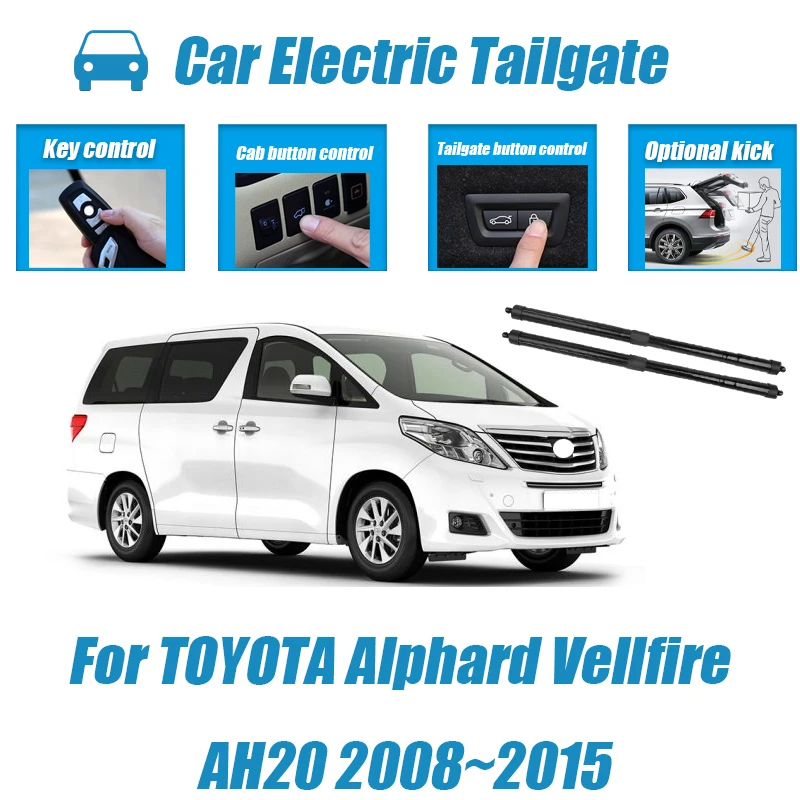 

Car Power Trunk Lift Electric Hatch Tailgate Strut Auto Rear Door Actuator For TOYOTA Alphard Vellfire AH20 2008~2015 Silently