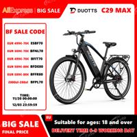 DUOTTS C29 MAX Peak 500W Electric Bicycle for Adults 29 Inch E-Bike 48V 18AH Hydraulic Brake Electric Bike Smart Display 65 NM