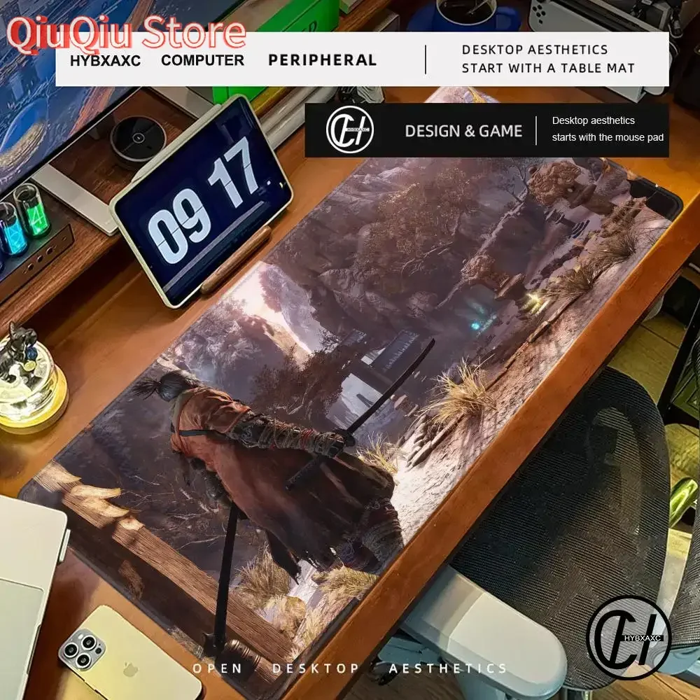 Sekiro: Shadows Die Twice Desk Pad Mouse Pad Company Gaming Laptop Desk Accessories PC