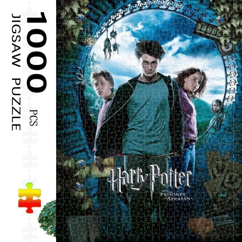 

1000pcs Jigsaw Puzzle, Harry Potter Movie Classic uzzle, Perfect for DIY Creative Fun with Family,Gift ，teasing Toy