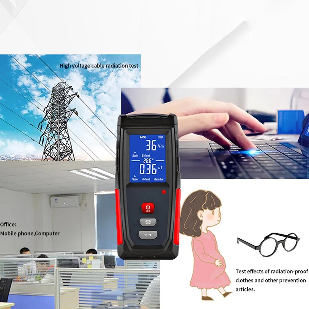 WT3121 Field Intensity Meter for Home Safety Checks with Clear Threshold Guidance and Simultaneous Dual Parameter Display