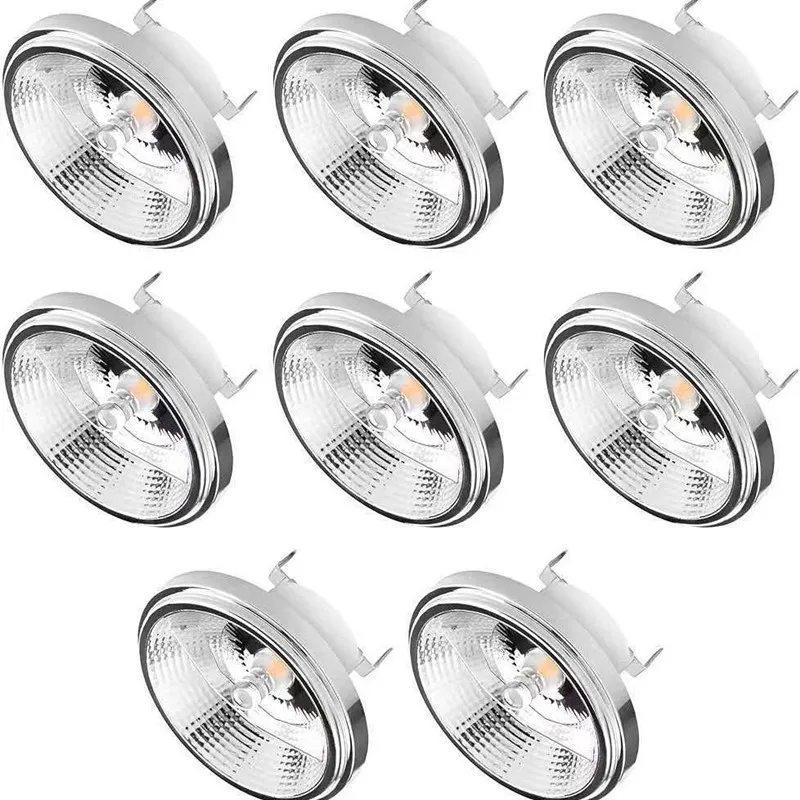 Dimmable COB AR111 LED Spotlight 10W/15W 3000K 6000K ES111 Recessed Light GU10/G53 AR111 Embedded Down Lamp AC110V AC220V 1PCS