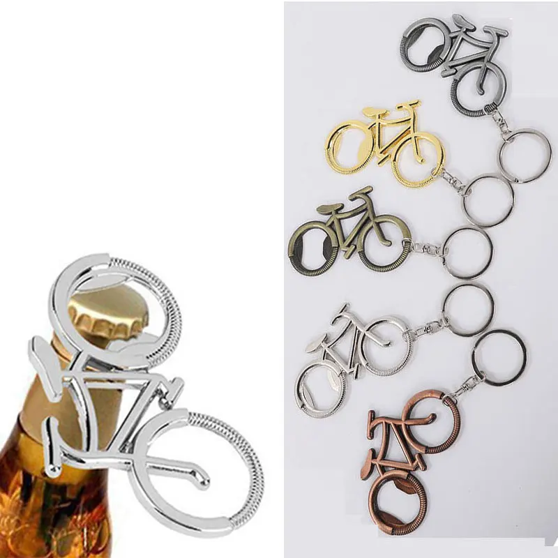 

60Pcs Metal Beer Bicycle Key Rings Opener Retro Bike Keychain For Women Man Bag Pendant Creative Jewelry Gift For Cycling