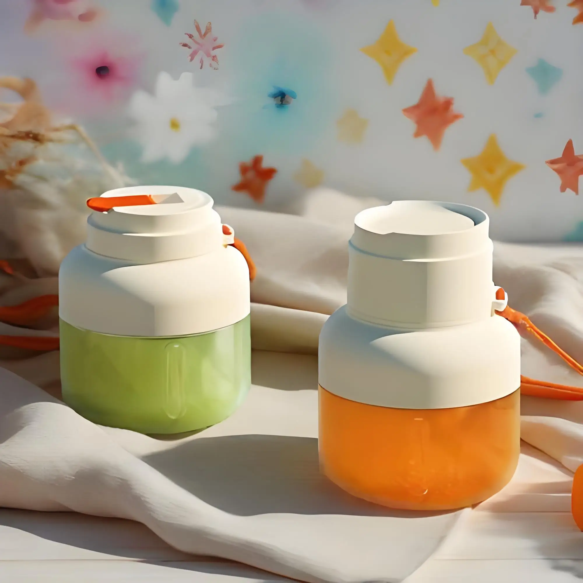 1pc Tons of barrels of juicing barrels portable large-capacity juicing cups of juice and fruits vegetables personal drink juicer