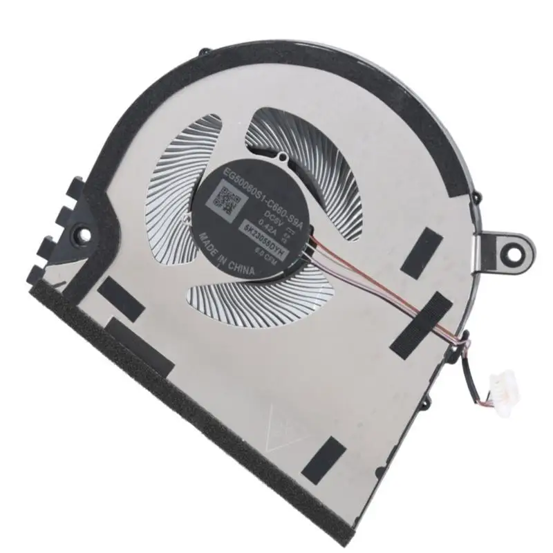 R53C Laptop CPU Cooling Fan DC5V 0.45A 4Pin 4wires Coolers Fan for 7440 7640 2023 13th Coolers Fan