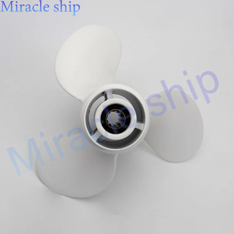 

Пропеллер 664-45954-01-EL (3X9-7/8"x12"-F) для подвесного двигателя Yamaha 2T 20HP 25HP 30HP 4T F20 F25 664-45954-01 664-45954