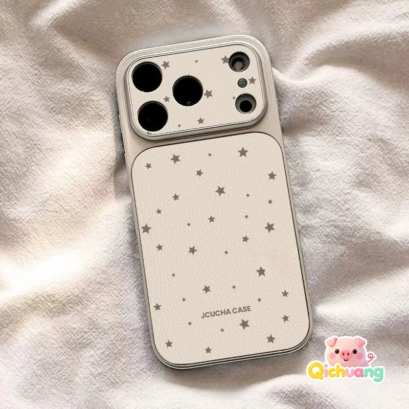 Funda de teléfono con diseño de estrella para Infinix Note 60 50 50S 50X 40 30 Zero 30 Smart 20 10 9 8 Pro Plus HD 7 6 5, funda de cuero PU estilo Ins