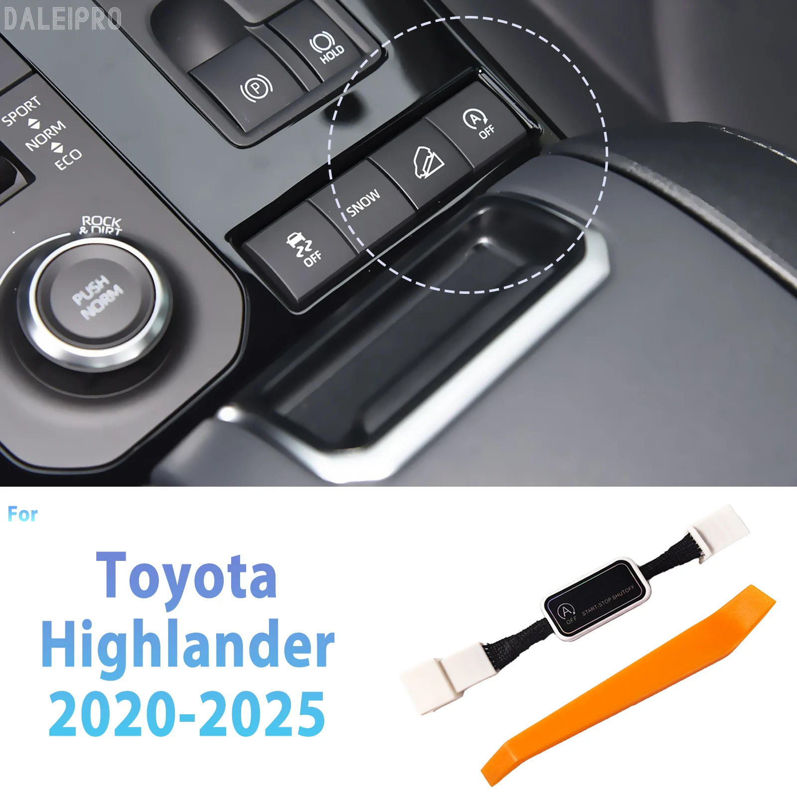 

For Toyota Highlander XU70 2020-2025 Automatic Stop Start Engine System Memory Module Cancel Car Auto Start Stop Switch