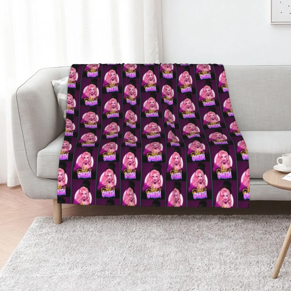 Lady Camden - Moulin Ru Throw Blanket Soft Hair for sofa Multi-Purpose Plaid Hairys Blankets