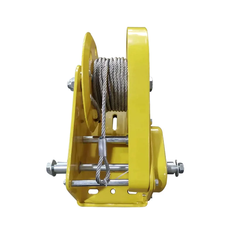 Fabricante de cabrestantes Cabrestante manual de doble manija con freno automático para elevación vertical