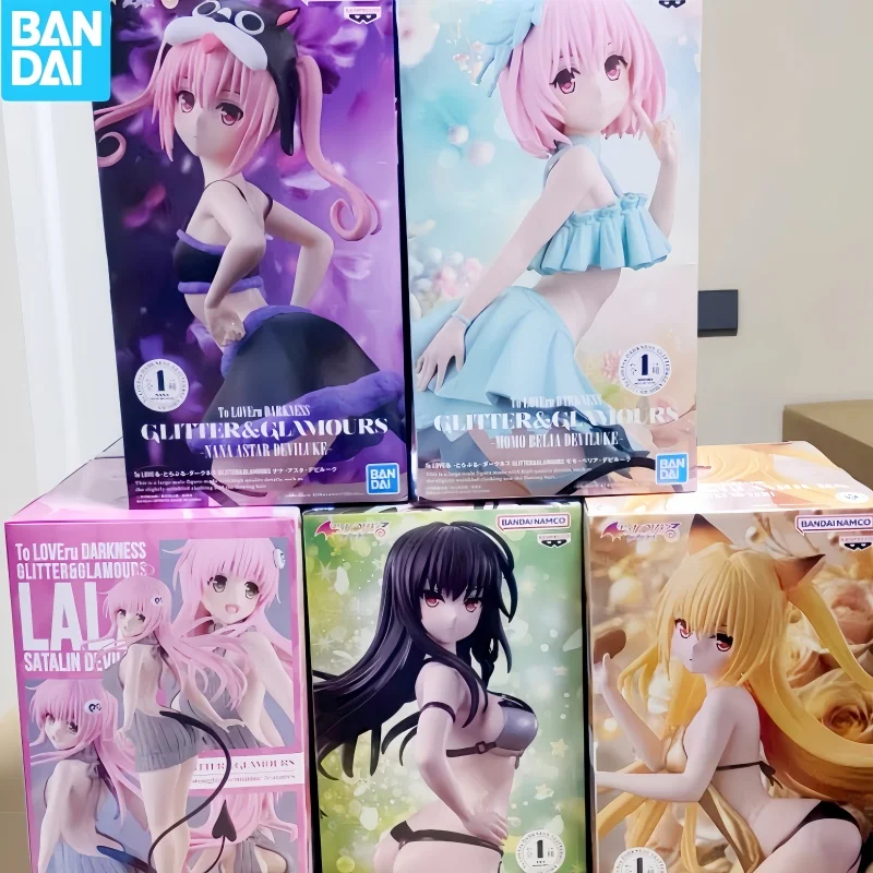 

Bandai Presto Glitter&Glamours To Love-Ru Eve Kotegawa Yui Nana Asta Deviluke Figure Anime Model Doll Decor Toy Birthday Gifts