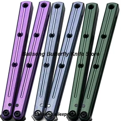 New Baliplus Kraken V2.5 Clone Live/False Edge Blade 7075 Aluminum Channel Handle Bushings System