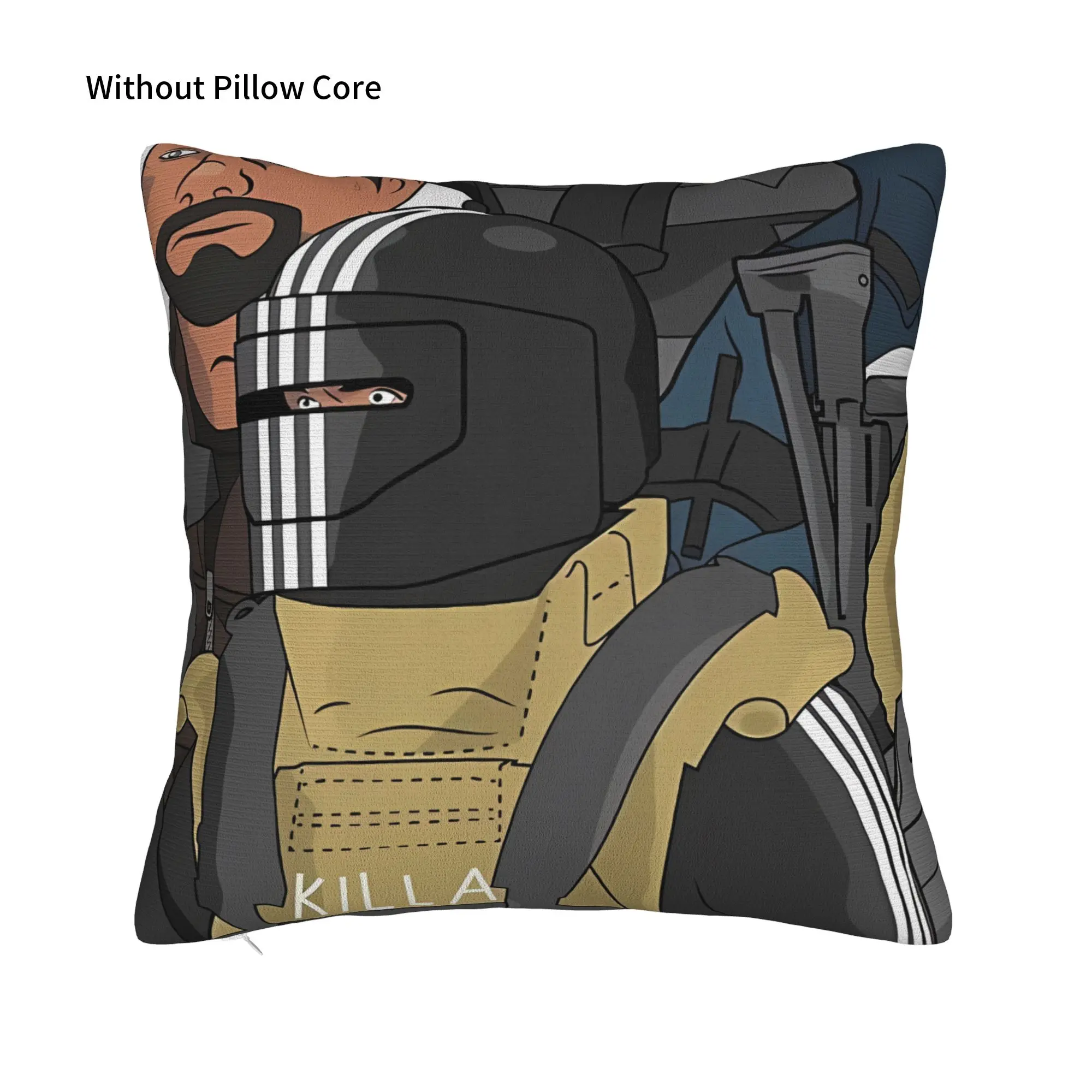 Escape From Tarkov Squad  Decorative Pillowcases for Cozy Escape From Tarkov Pillow Cover Zipper Closure