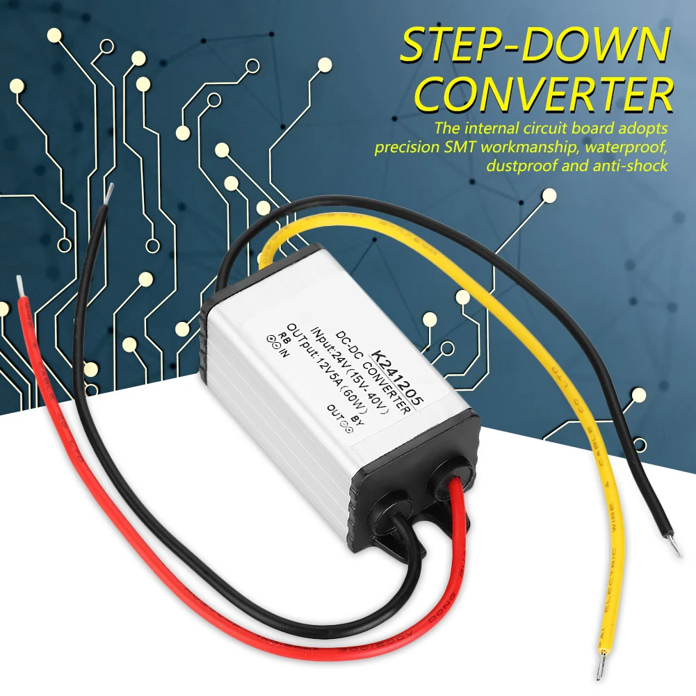 Step Down Power Supply Stable Performance 24V To 12V Step Down Power Supply for Electrician for Power Supply Electronic