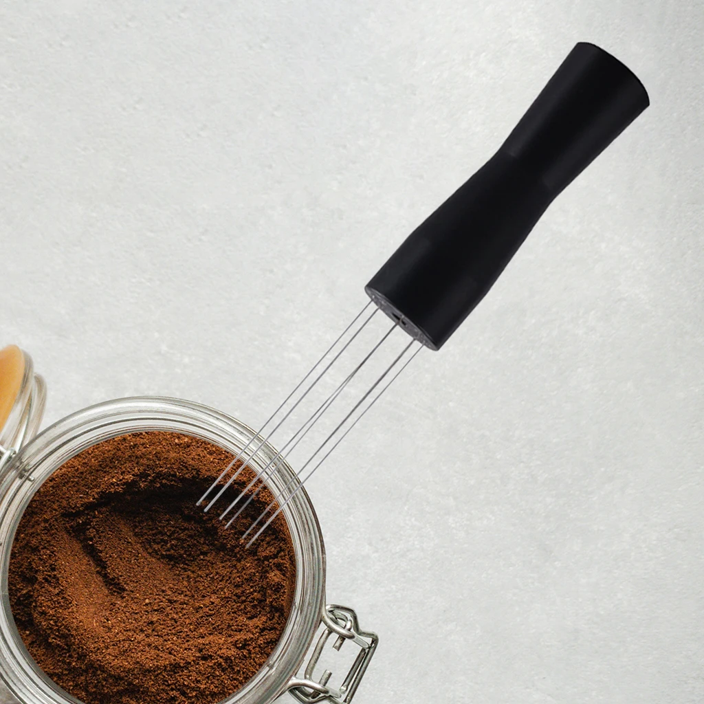 Tamper per mescolare il caffè ABS professionale regolabile smerigliato in acciaio inossidabile 304 Cafe distribuzione fai da te spaziatura uniforme