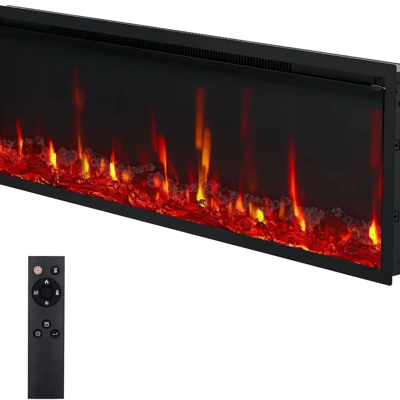 42 inch 3D Atomized Fireplace With Colorful Steam Flame Ecological Decorative Customized Mist Indoor Electric Water Vapor Fireplace