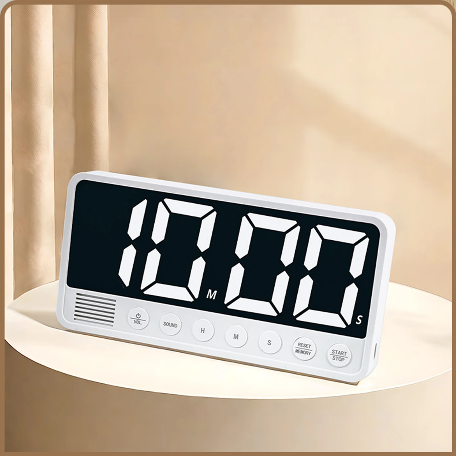 

Event countdown timer display LED Timer Countdown Big Screen 99Hr 59Min 6 Alarm Volume 3 Memories Type-C Charging