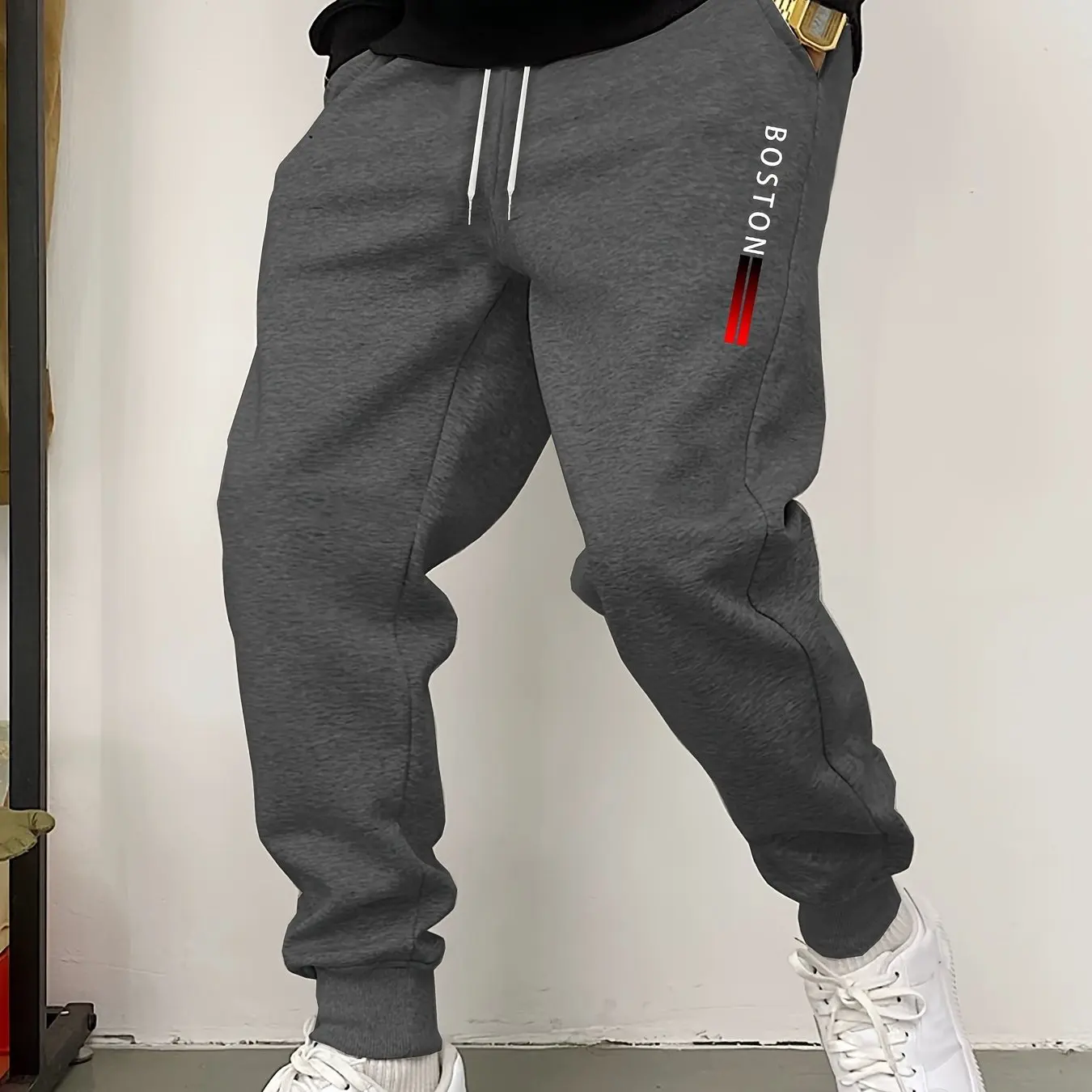 

Новые мужские повседневные спортивные брюки 2026 года, осенне-зимние спортивные штаны, зимние уличные повседневные джоггеры для мужчин