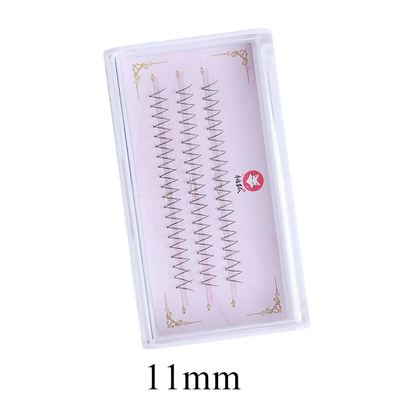 3D V-Type False Eyelashes Natural Individual Curl Lashes Cluster Lash Wispy Spikes Fairy Grafted Eyelash Extension Makeup Tools