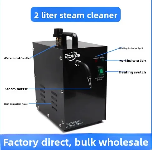 2l Steam Cleaner, Steam Jet 1300w Small Engine Stainless Steel for Jewelry Electroplating Wholesale Price