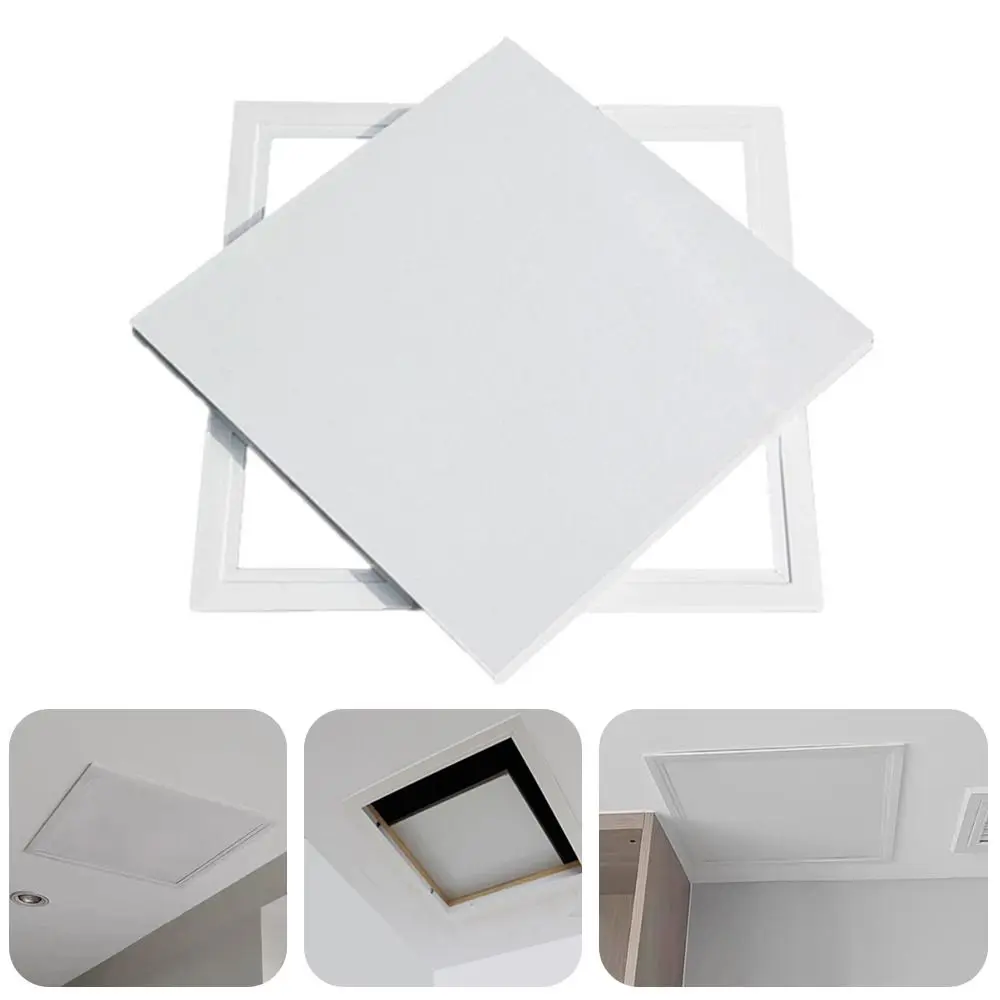 Aluminum Alloy Access Panel Easy-Snap Opening Flush Wall Ceiling Hole Cover Removable Inspection Port Hatch Decoration Universal