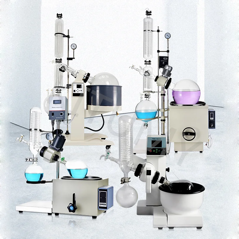 1.5KW Lab-scale Rotary Evaporator Rotavapor Glass Distillation System with Rotation Evaporation