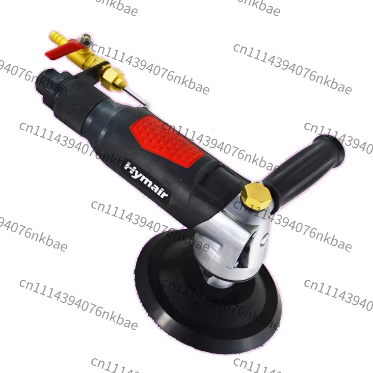 5 InchWater Injection Pneumatic Wet Sander Polisher, Professional Air Wet Sanding Water Mill Machine for Stone Surface Polishing
