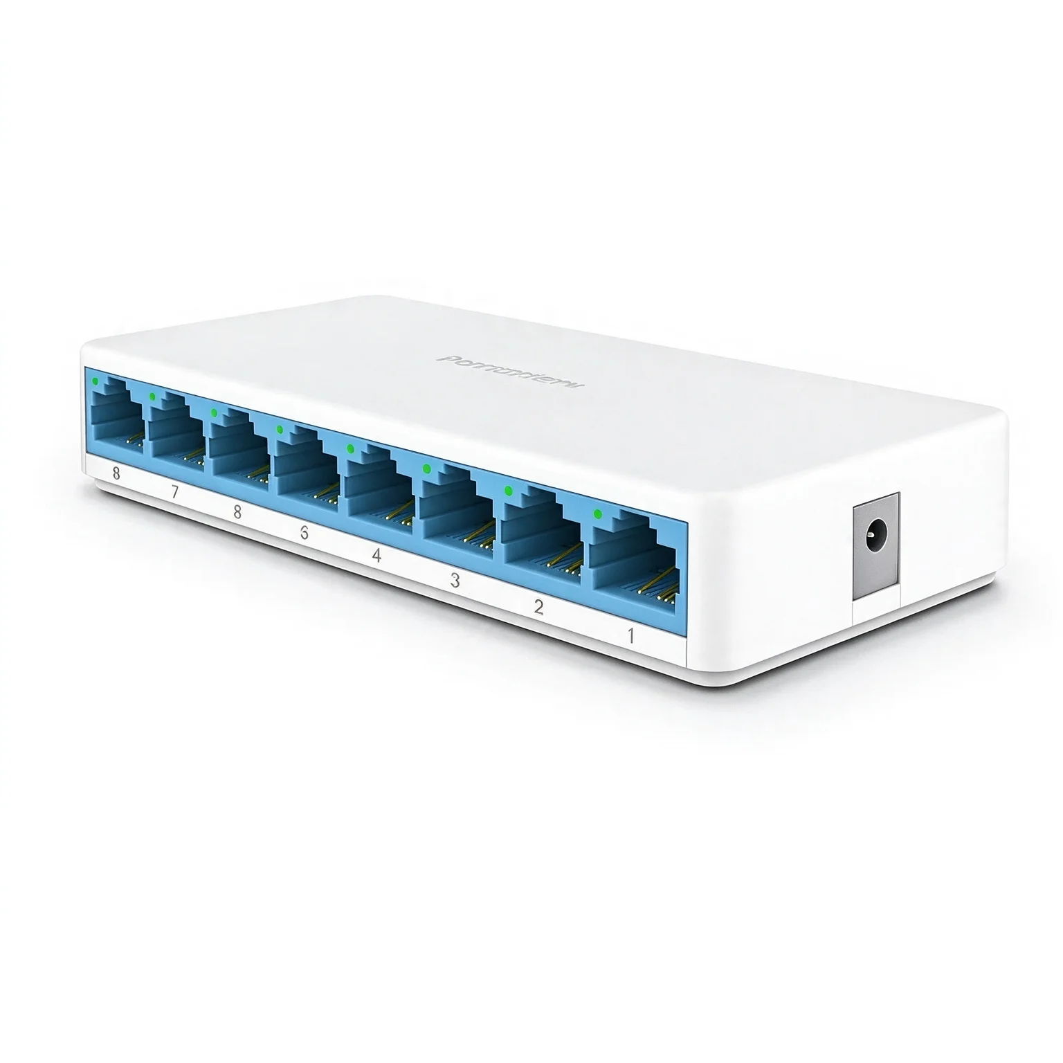 Mercury Switch S108C - 8-port 100Mbps Ethernet Desktop Mini Switch Data is lossless and transmission is stable.