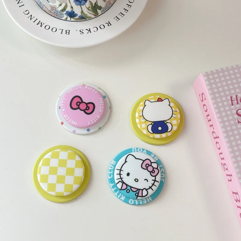 

Милый Sanrio Hello Kitty для Magsafe, магнитный чехол для телефона Griptok Grip Tok, подставка для iPhone, складной чехол для беспроводной зарядки, держатель