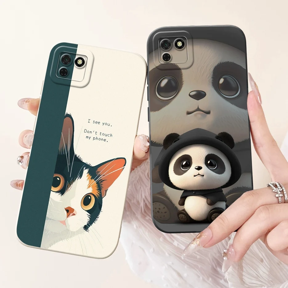 For Huawei Y5p Case Honor 9S DUA-LX9 Cute Fashion Cartoon Cover Matte Soft Silicone Case For Honor 9S HuaweiY5p Back Cover Shell