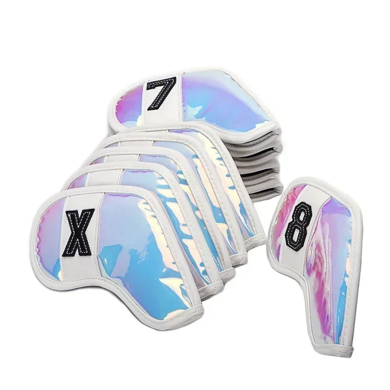 Golf Iron Headcover Protective Cover Golf Club Accessories Embroidery Number 10pcs Golf Iron Cover
