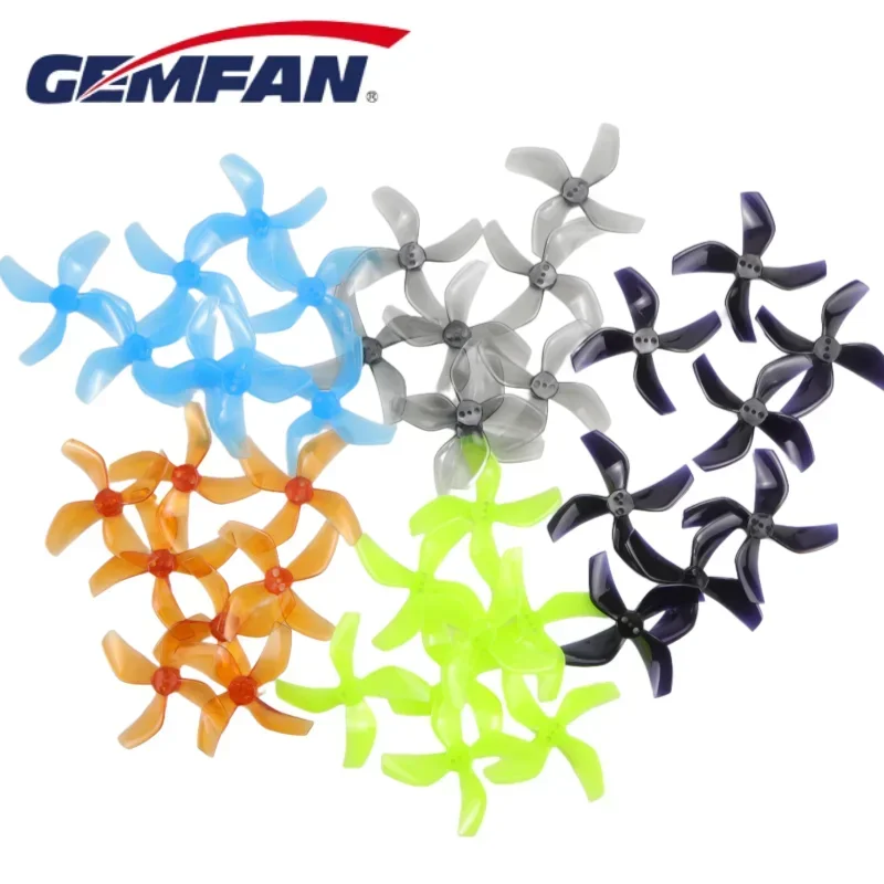 for RC FPV Racing Freestyle Tinywhoop BETA85X Drone 20Pairs GEMFAN D51 2020 2x2x4 2inch 50.3mm 4-Blade PC Propeller 1.5mm