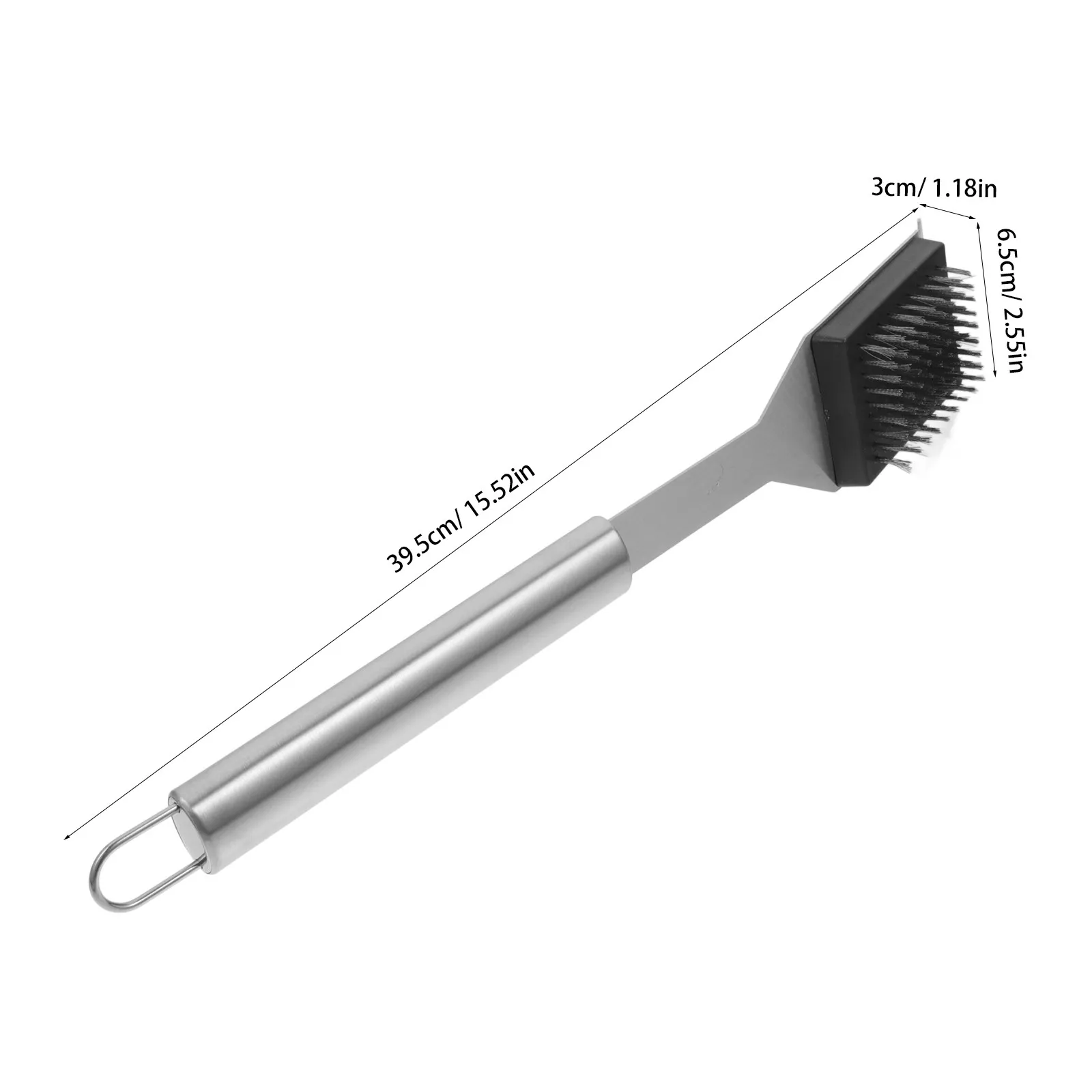 Stainless Steel Grill Brush Set Bbq Cleaning Kit with Scraper and Scrubber for Gas Charcoal Grills Grill Maintenance Spotless view 4