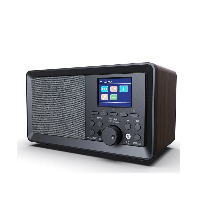 Retro Bluetooth radio DAB digital audio broadcast export, portable and simple outdoor radio