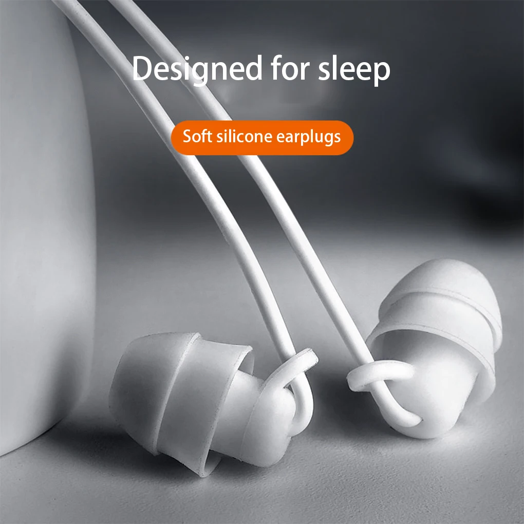 Anti-noise Sleeping Headphone with Microphone Button Control Headsets Universal Household Earphones