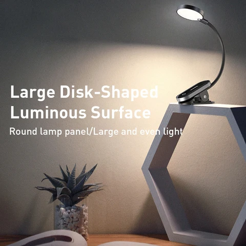 Baseus Mini Clip Lamp - Компактная настольная лампа с креплением — изображение продукта