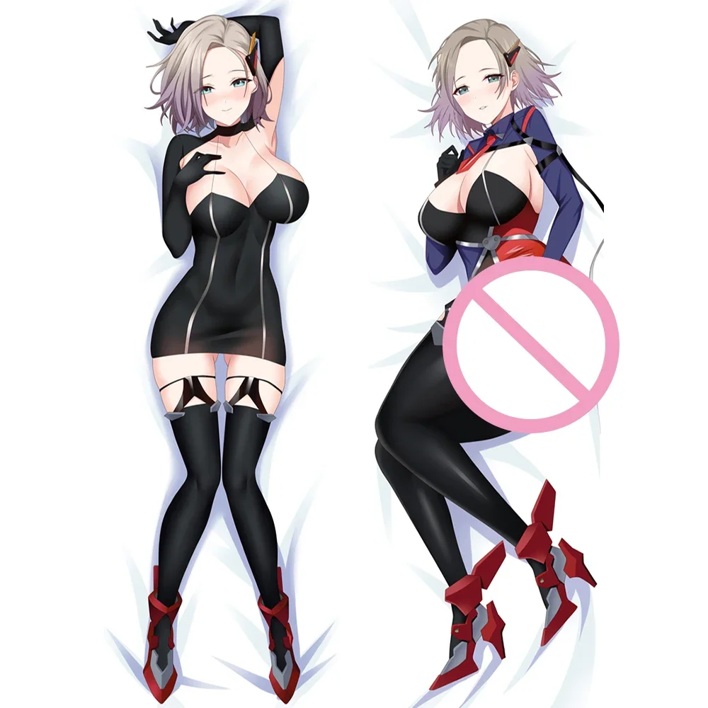 2WAY gra Dakimakura pokrywa ładna dziewczyna poszewka na poduszkę Cartoon Anime Moegirls przytulanie ciało długa poszewka na poduszkę poduszka pościel