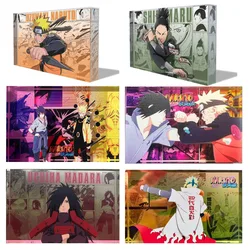 Naruto boy DIY collectible card bricks Naruto Uzumaki Jiraiya Sasuke Itachi Uchiha Christmas gifts Board game ornaments
