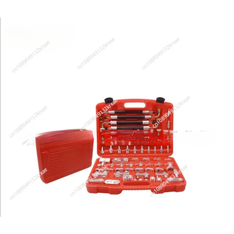 56pcs car leak detection vehicle excavator auto repair tool air conditioner leak detector air conditioner compressor condenser