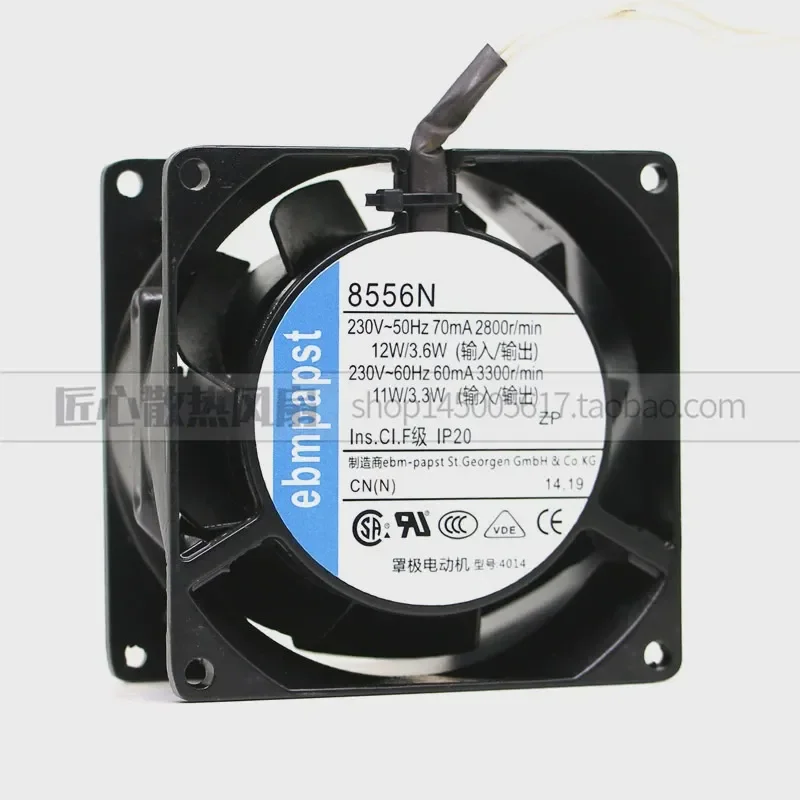 New Original 8556N 8038 AC230V High Temperature Resistant Cooling Fan for 8550N All Gold Fan