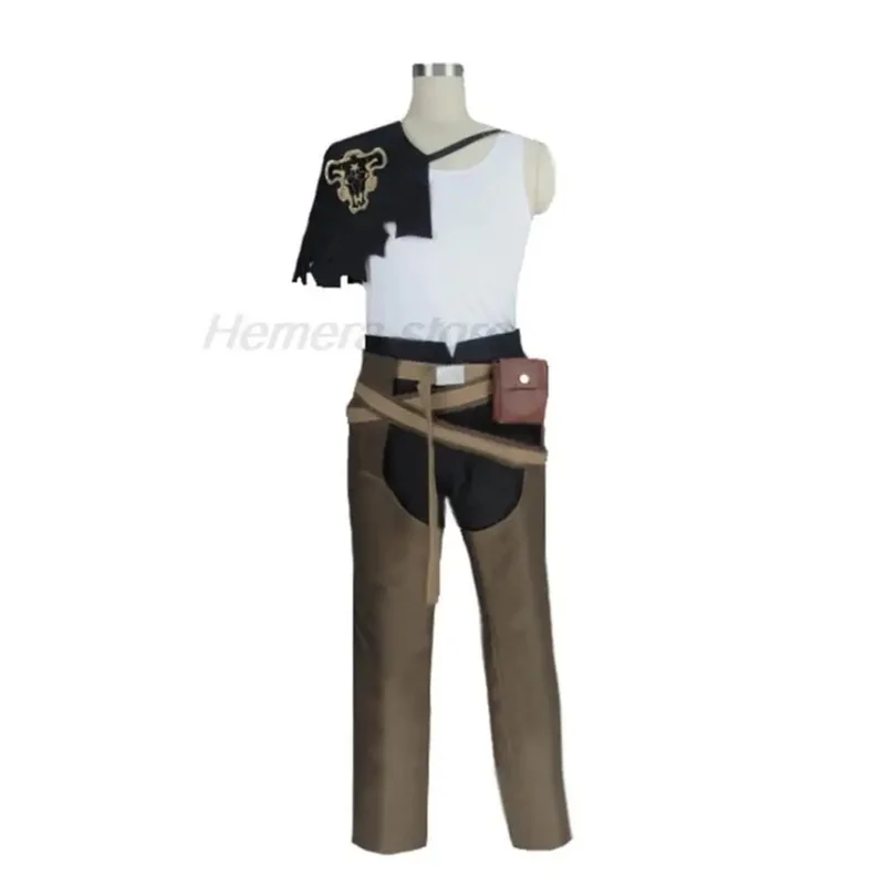 Anime Black Clover Yami Sukehiro Cosplay Halloween Costume Uniform Full Set Any Size