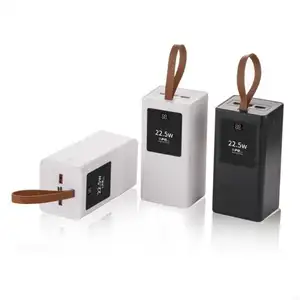 Bilashmart Portable 22.5W Removable Charging Module Polymer Battery Pack USB A C Micro Compatibility Lightweight Travel Essential
