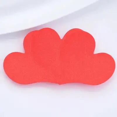 

100Pcs Heart Shape Blank Cards Exquisite Valentine's Day Party Wall Decor Gift Card Red Heart Decoration Paper Cards