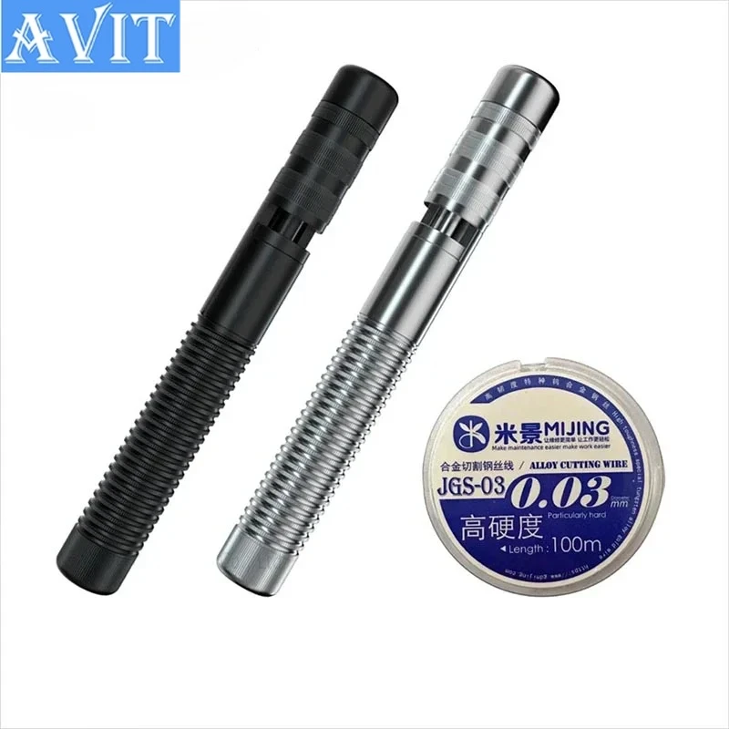 

Mijing GS21 Steel Wire Rod JGS-03 Wire Phone Screen Remover Spin Wrap Non-slip Design Mobile Phone Screen Fix tools